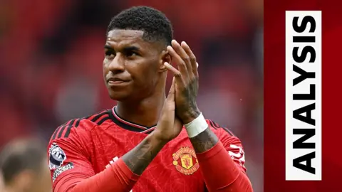 Manchester United's Marcus Rashford