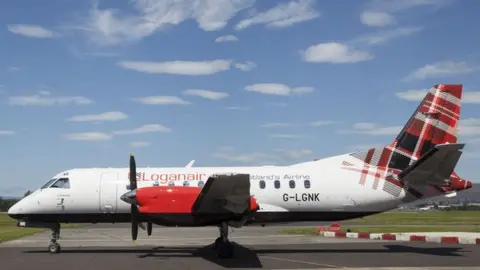 Loganair aircraft