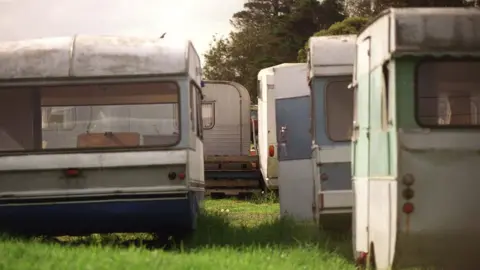 Getty Images The Green Acres Caravan park in Mangere