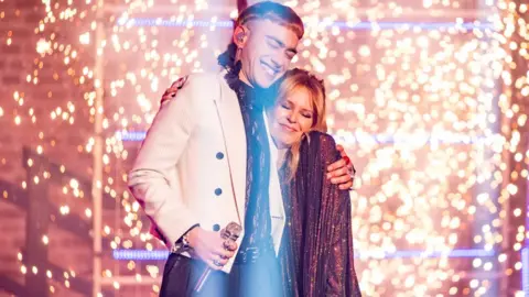 Olly Alexander and Kylie Minogue