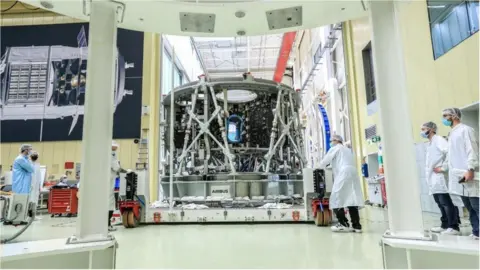 Airbus The European service modules are assembled in Bremen, Germany
