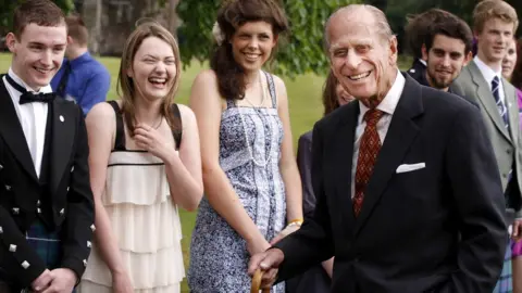Getty Images Prince Phillip attends the presentation receptions for The Duke of Edinburgh Gold Award holders in July 2010 at the Palace of Holyroodhouse in Edinburgh