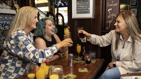 Damien Eagers/PA Indoor hospitality resumes in the Republic of Ireland