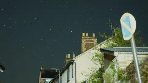 Dark skies over Presteigne, Powys