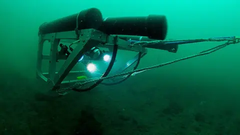 University of Plymouth towed sled used for monitoring MPA