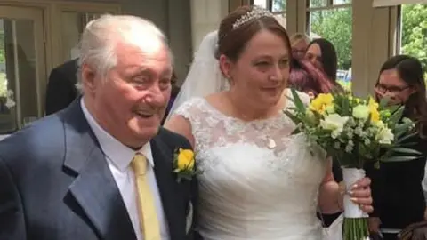 Sarah Ayers Sarah Ayers (r) and her father John (left)