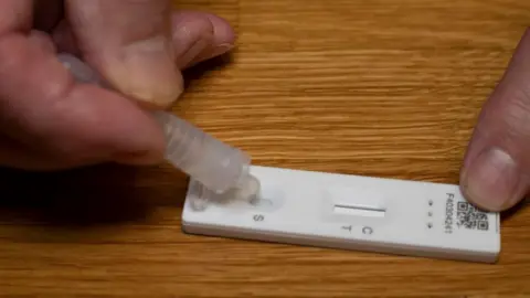 Getty Images Lateral flow test