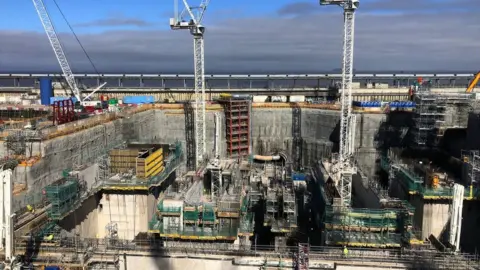 EDF HInkley Point C Construction site