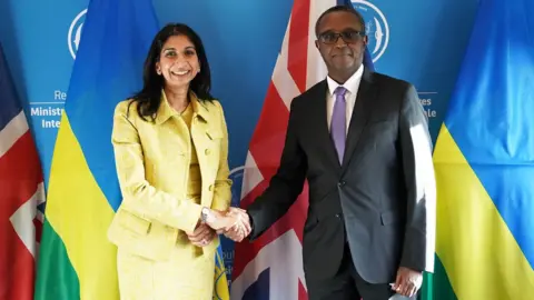 PA Media Suella Braverman and Vincent Biruta