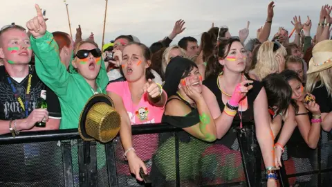 Getty Images People dancing at Creamfields