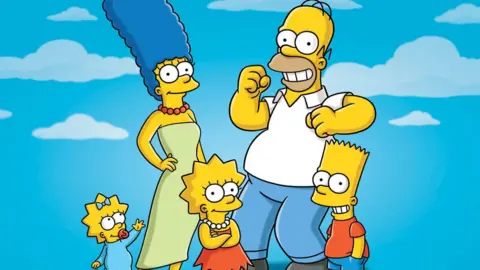 Alamy The Simpsons family