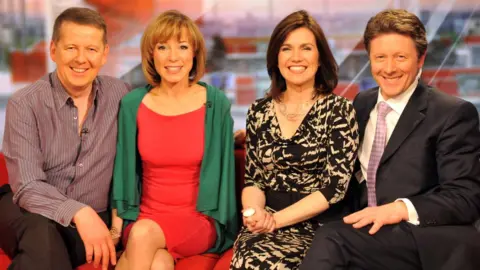 Bull Turnbull, Sian Williams, Susanna Reid and Charlie Stayt in 2010