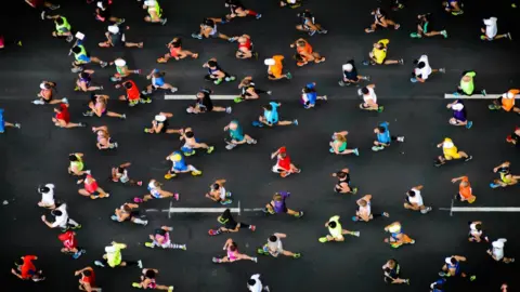 Getty Images marathon runners