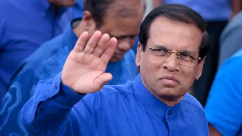 Getty Images Sri Lankan President Maithripala Sirisena