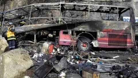 Reuters Scene of French Alps coach crash