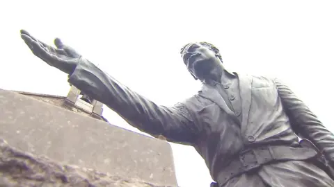 BBC Statue of HM Stanley in Denbigh