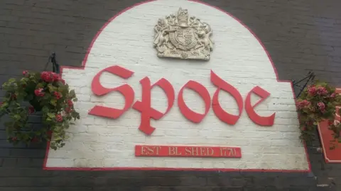 Sign for Spode