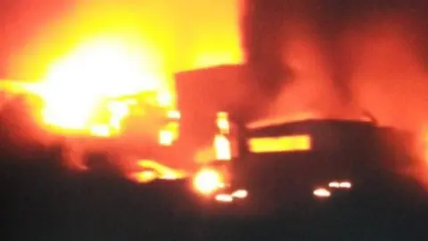 Ivan Sidorenko A screengrab of a video posted by a pro-Syrian government blogger purportedly showing the aftermath of an Israeli air strike on a Syrian military post near Masyaf on 7 September 2017