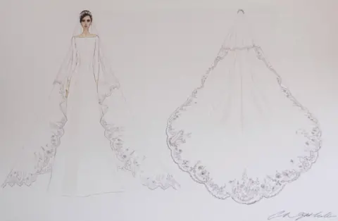 Clare Waight Keller Wedding dress design