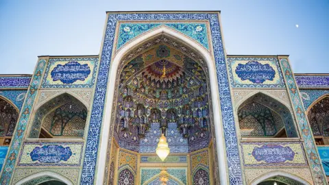 Getty Images File photo showing the Shah Cheragh mausoleum in the Iranian city of Shiraz (16 October 2016)