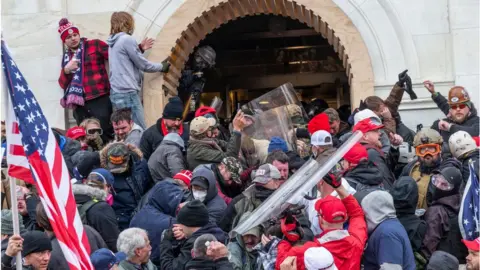 Getty Images Rioters at Capitol