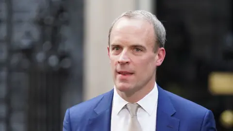 PA Media Dominic Raab