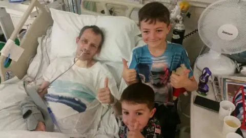 Richard Kershaw Richard Kershaw in hospital