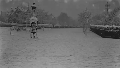 Cumbria Archive Service 3868 Fountain in Hawcoat Lane 1915 - Sankey Family Photography Collection (published courtesy of Signal Film and Media)