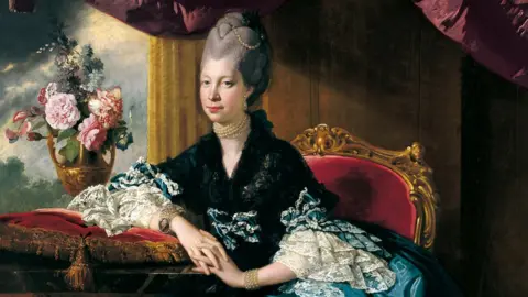 Royal Collection Trust Portrait of Queen Charlotte by Johan Joseph Zoffany