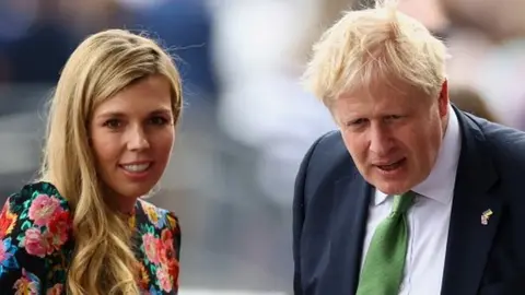 Reuters Carrie and Boris Johnson