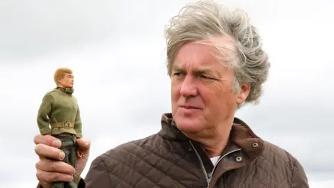 BBC/Plum Pictures/Anne Binckebanck James May and an Action Man
