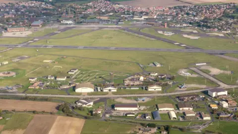 Getty Images Aerial view of the US Air Force base RAF Mildenhall in Suffolk