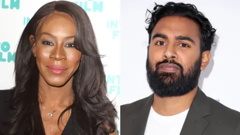 Getty Images Amma Asante and Himesh Patel