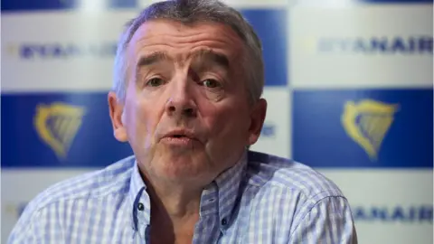 Getty Images Ryanair boss Michael O'Leary