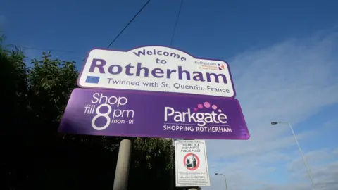 Getty Images Rotherham sign