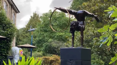 Charles Powell Sculptures in the In Harmony exhibition at Broomhill Estate, Devon