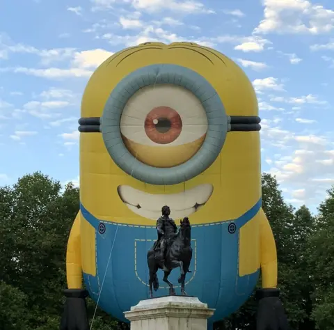 BBC Minion hot air balloon