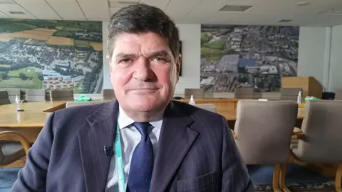 Anne-Marie Tasker/BBC Chris Long, Chief Executive of Hull University Teaching Hospitals