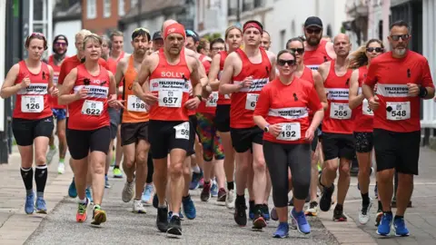 Phil Donlan Felixstowe Road Runners in Woodbridge