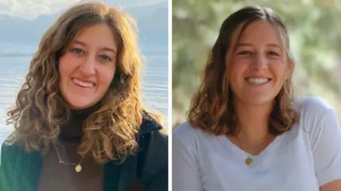 PA Media Maia and Rina Dee were shot as their drove from their home in the settlement of Efrat to Tiberias