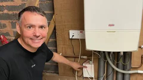 Paul Pschierer-Barnfather Paul Pschierer and his boiler