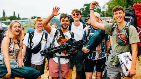 Campers at Truck Festival