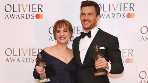 Getty Images Patti LuPone and Jonathan Bailey