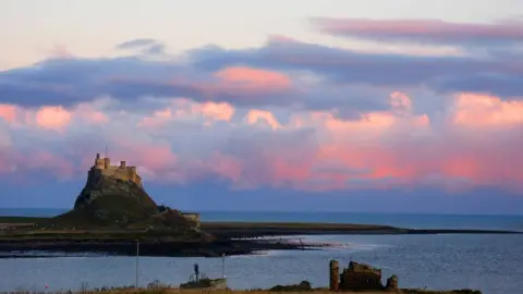 BBC Lindisfarne Castle on Holy Island in Northumberland