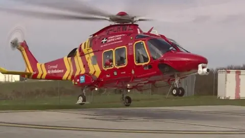 BBC helicopter ambulance