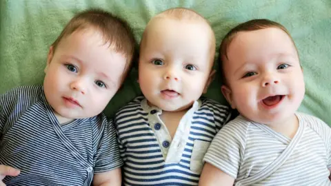 Getty Images Baby triplets