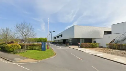 Google Google streetview of the entrance to the hospital and car park