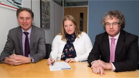 Portsmouth council Simon Letts, Donna Jones, Jonathan Bacon