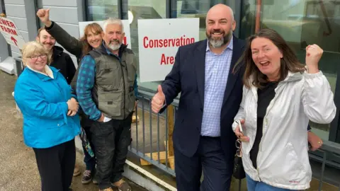 LDRS Campaigners against Laxey sewage treatment works