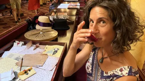 French tourist Leonora tries Victorian recipes on the SS Great Britain